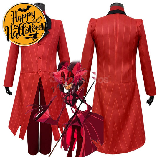 【In Stock】Anime Hazbin Hotel Cosplay Alastor Costume Costumes 1000