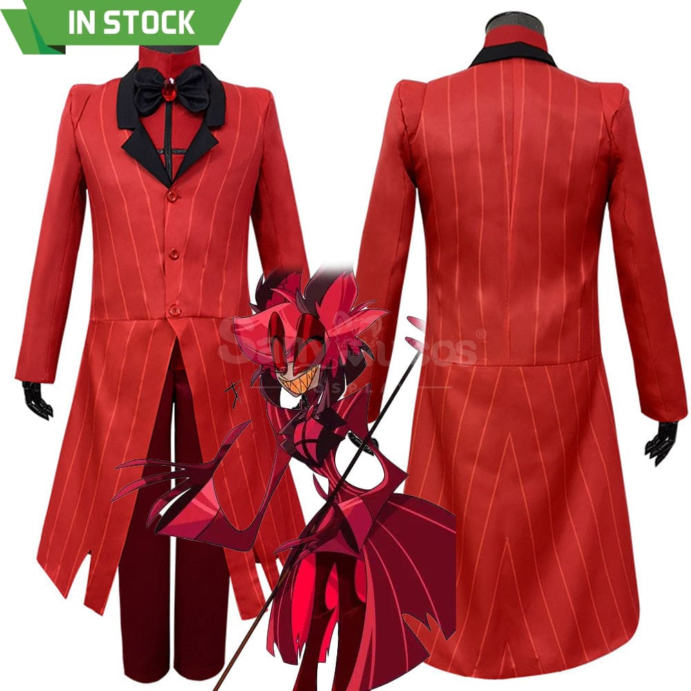 【In Stock】Anime Hazbin Hotel Cosplay Alastor Costume Costumes