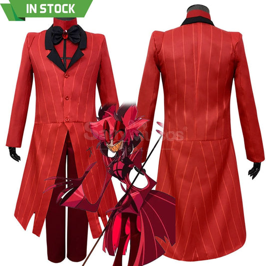 【In Stock】Anime Hazbin Hotel Cosplay Alastor Costume Costumes 1000