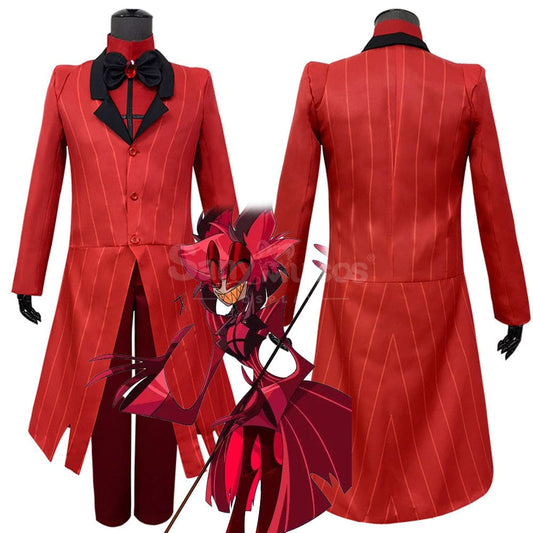 【In Stock】Anime Hazbin Hotel Cosplay Alastor Costume Costumes 1000