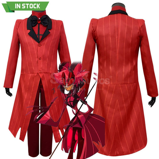 【In Stock】Anime Hazbin Hotel Cosplay Alastor Costume Costumes 1000