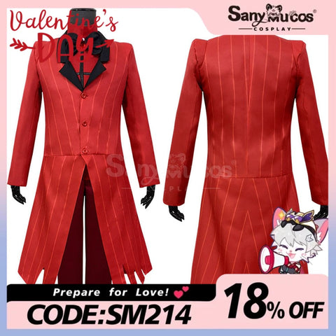 【In Stock】Anime Hazbin Hotel Cosplay Alastor Costume Costumes