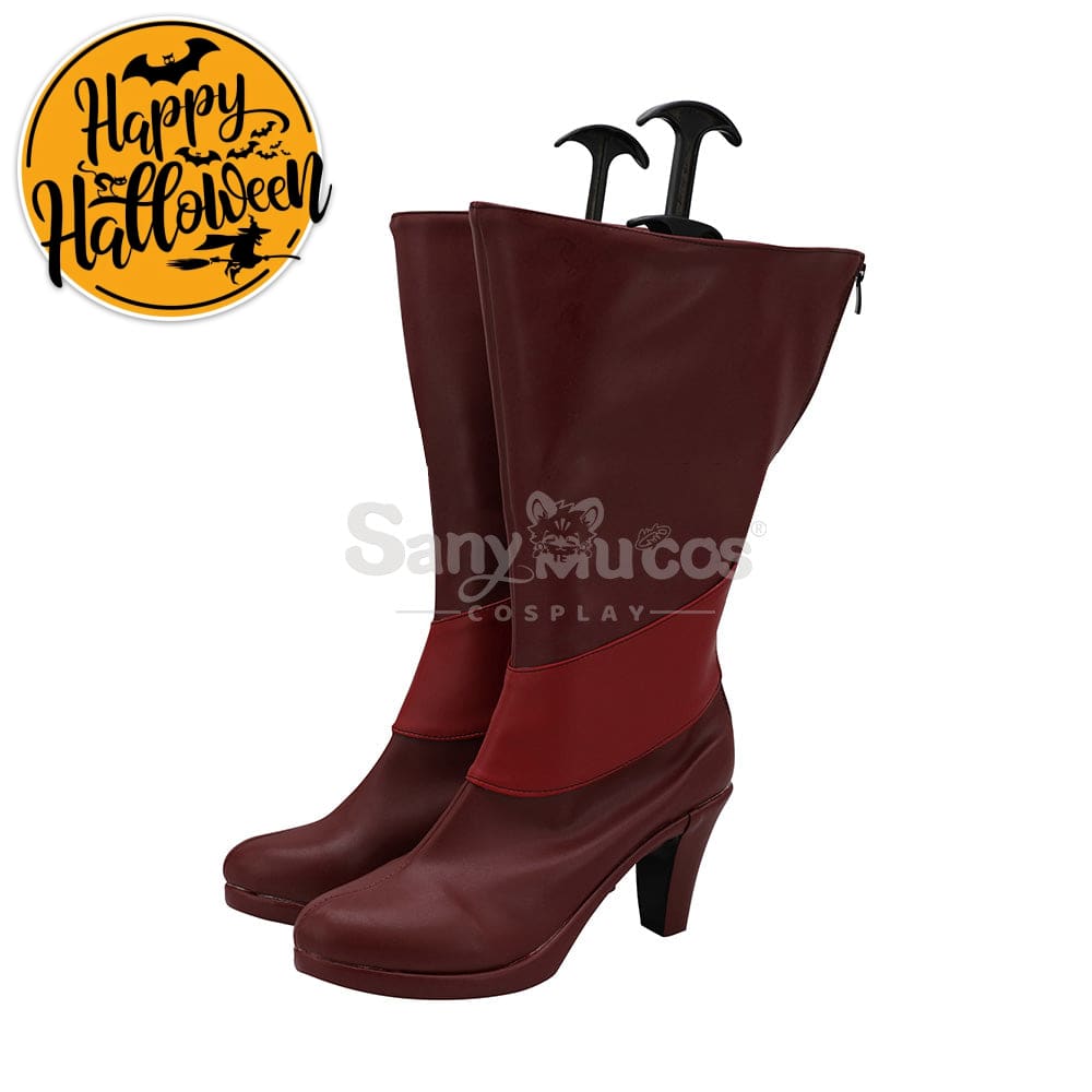 【In Stock】Anime Hazbin Hotel Cosplay Alastor Shoes Boots