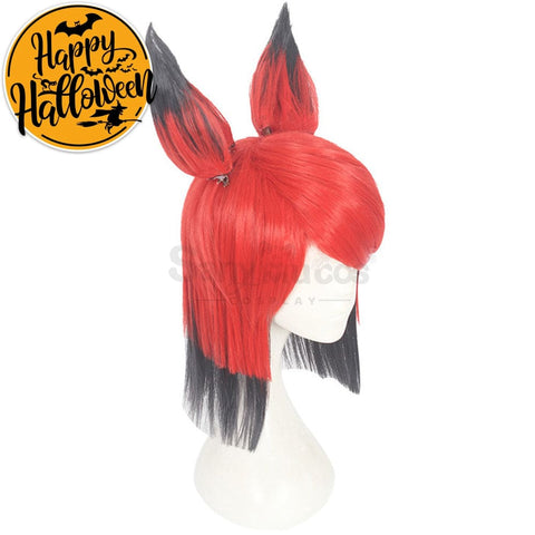 【In Stock】Anime Hazbin Hotel Cosplay Alastor Wig Wigs