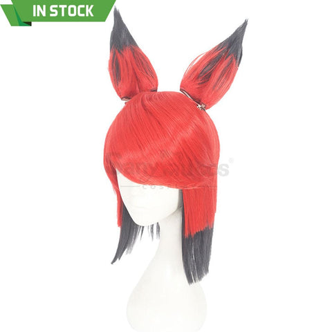 【In Stock】Anime Hazbin Hotel Cosplay Alastor Wig Wigs