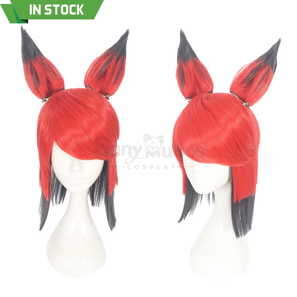 【In Stock】Anime Hazbin Hotel Cosplay Alastor Wig Wigs