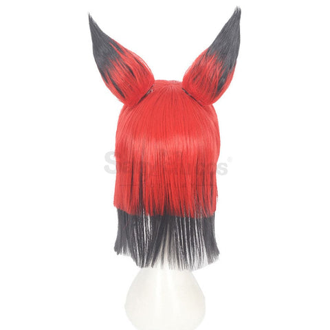 【In Stock】Anime Hazbin Hotel Cosplay Alastor Wig Wigs