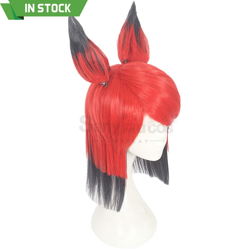 【In Stock】Anime Hazbin Hotel Cosplay Alastor Wig Wigs