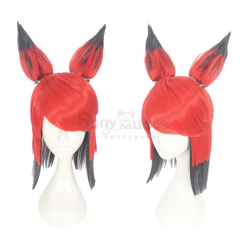 【In Stock】Anime Hazbin Hotel Cosplay Alastor Wig Wigs