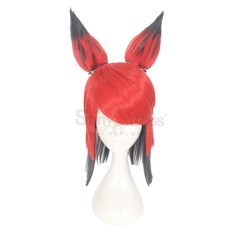 【In Stock】Anime Hazbin Hotel Cosplay Alastor Wig Wigs