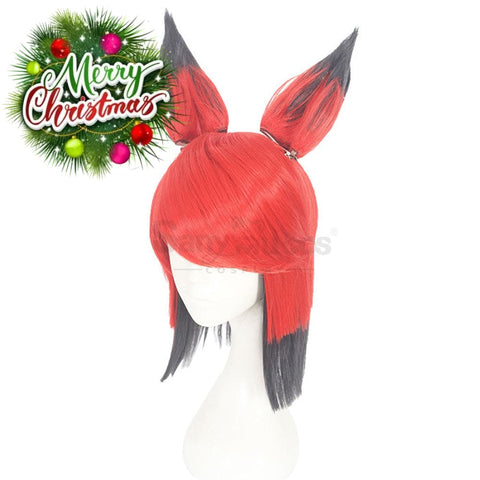 【In Stock】Anime Hazbin Hotel Cosplay Alastor Wig Wigs