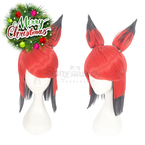 【In Stock】Anime Hazbin Hotel Cosplay Alastor Wig Wigs