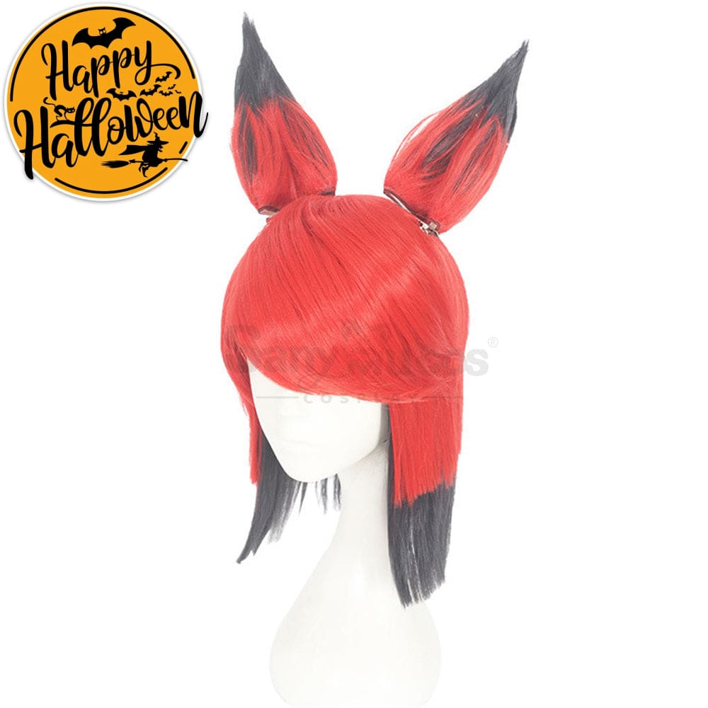 【In Stock】Anime Hazbin Hotel Cosplay Alastor Wig Wigs