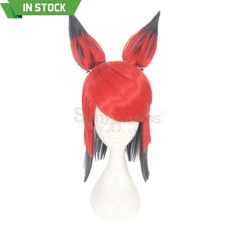 【In Stock】Anime Hazbin Hotel Cosplay Alastor Wig Wigs