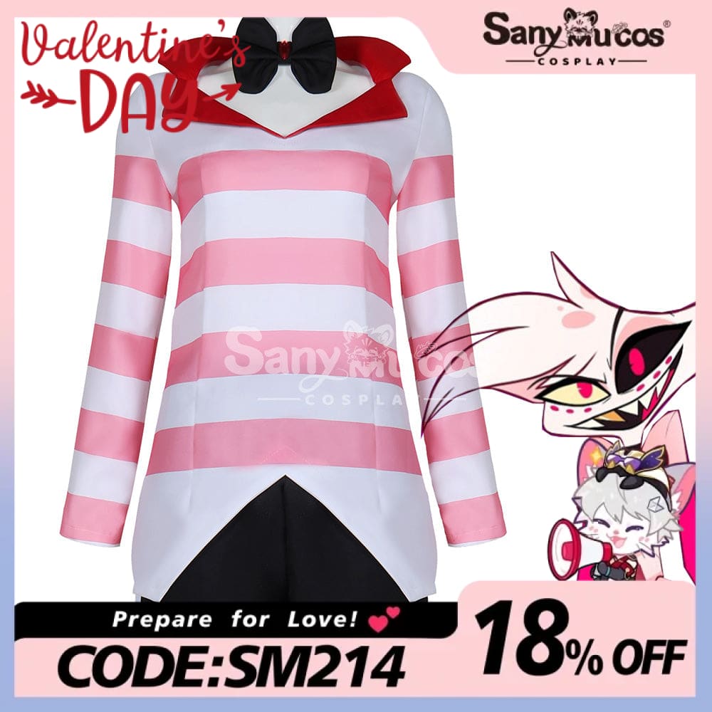 【Weekly Flash Sale On Www.sanymucos.com】【In Stock】Anime Hazbin Hotel Cosplay Angel Dust