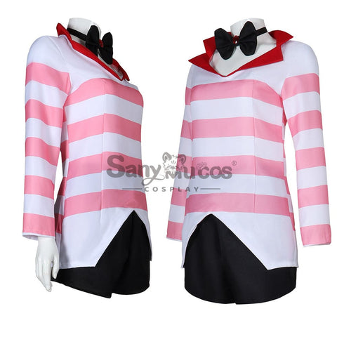 【Weekly Flash Sale On Www.sanymucos.com】【In Stock】Anime Hazbin Hotel Cosplay Angel Dust
