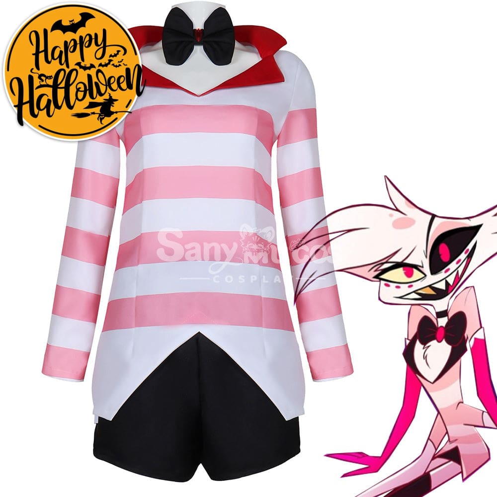 【Weekly Flash Sale On Www.sanymucos.com】【In Stock】Anime Hazbin Hotel Cosplay Angel Dust
