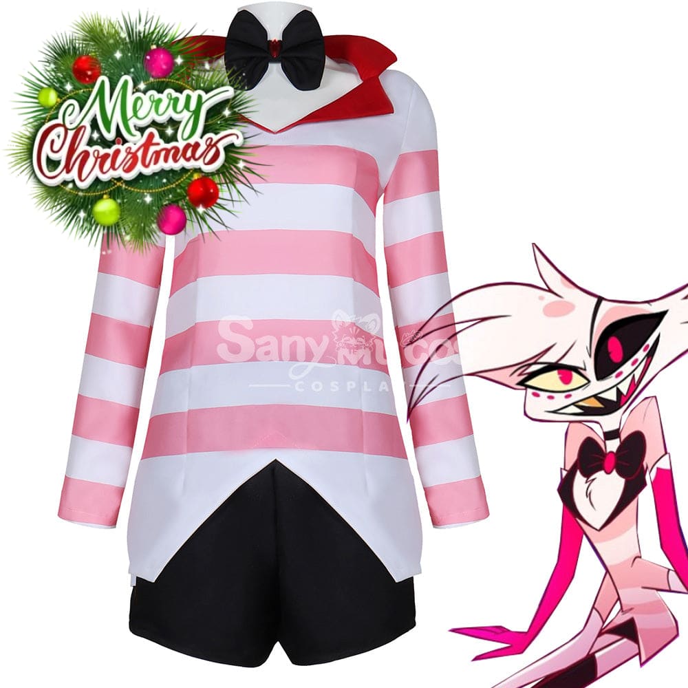 【Weekly Flash Sale On Www.sanymucos.com】【In Stock】Anime Hazbin Hotel Cosplay Angel Dust