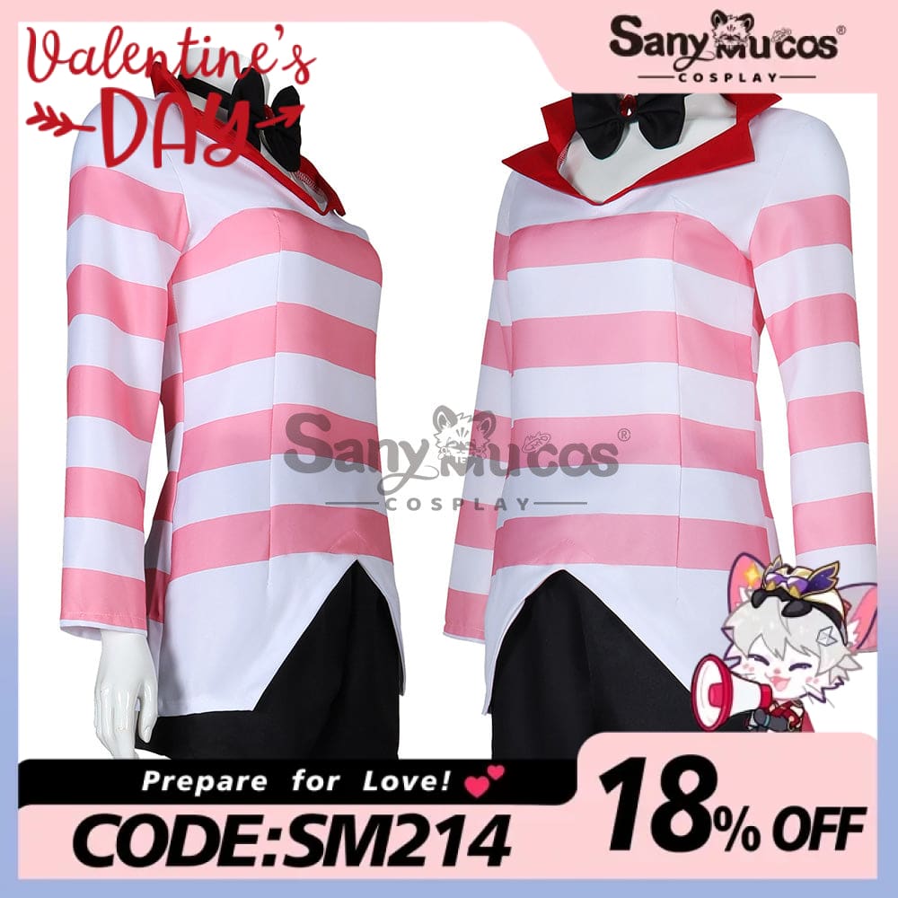 【Weekly Flash Sale On Www.sanymucos.com】【In Stock】Anime Hazbin Hotel Cosplay Angel Dust