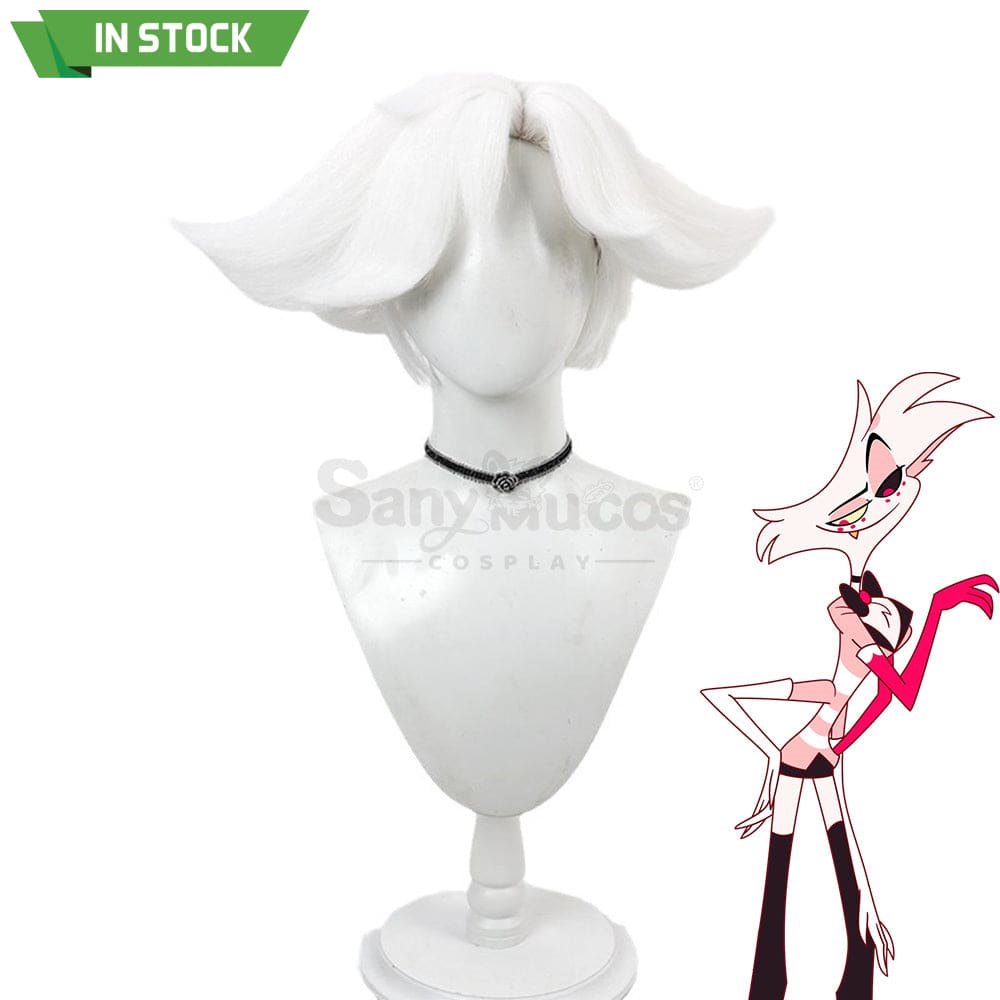 【In Stock】Anime Hazbin Hotel Cosplay Angel Dust Wig Wigs