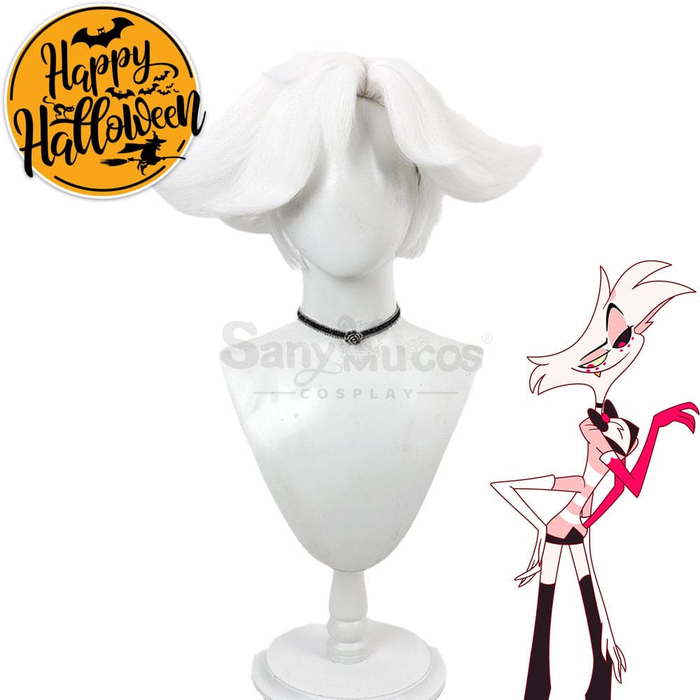 【In Stock】Anime Hazbin Hotel Cosplay Angel Dust Wig Wigs