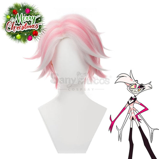 Anime Hazbin Hotel Cosplay Angel Dust Wig Wigs 1000