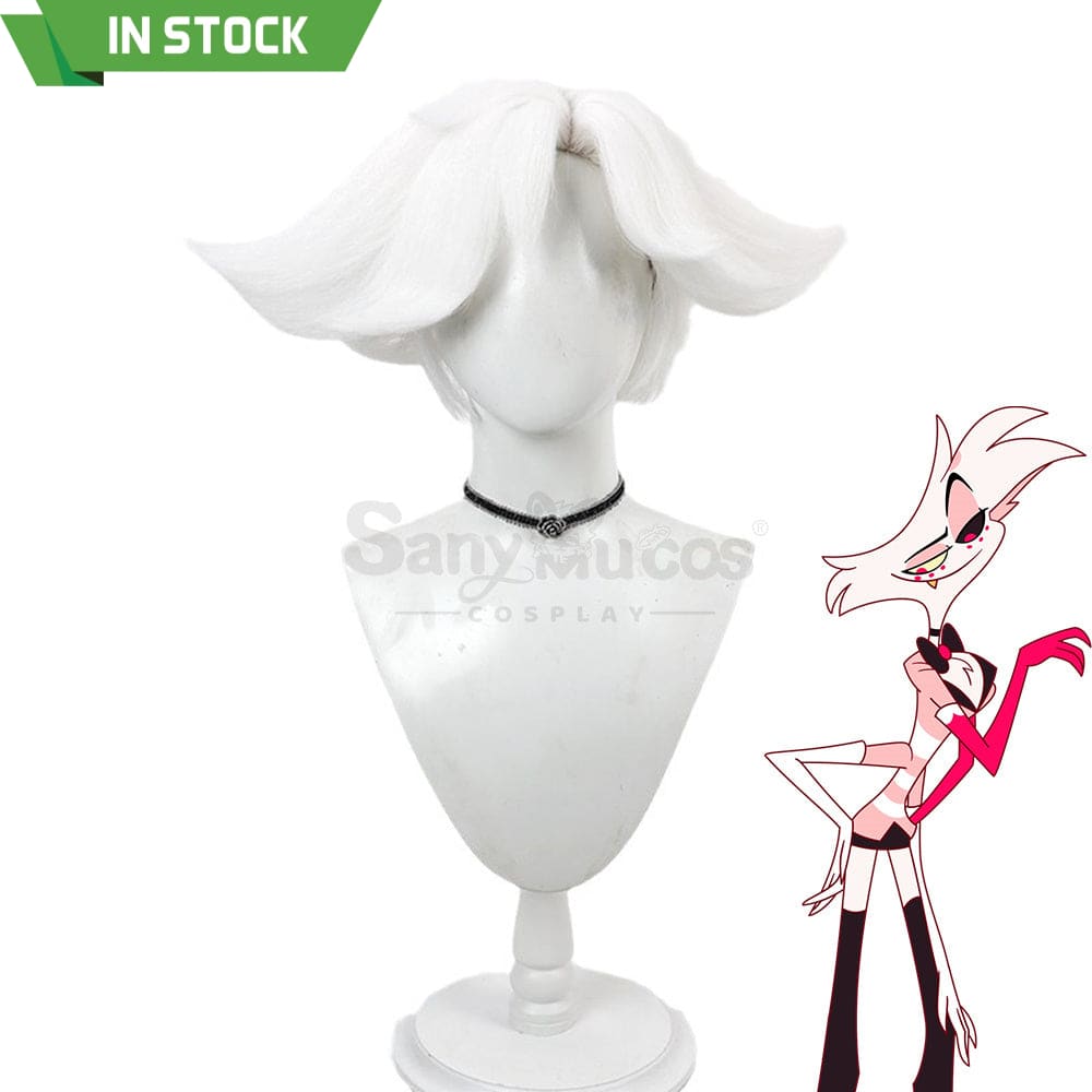 【In Stock】Anime Hazbin Hotel Cosplay Angel Dust Wig Wigs