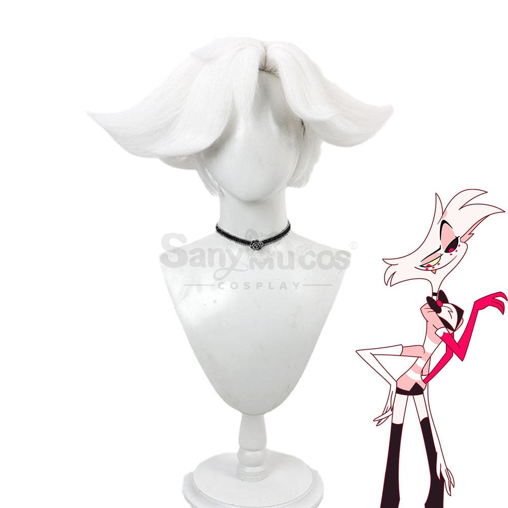 【In Stock】Anime Hazbin Hotel Cosplay Angel Dust Wig Wigs