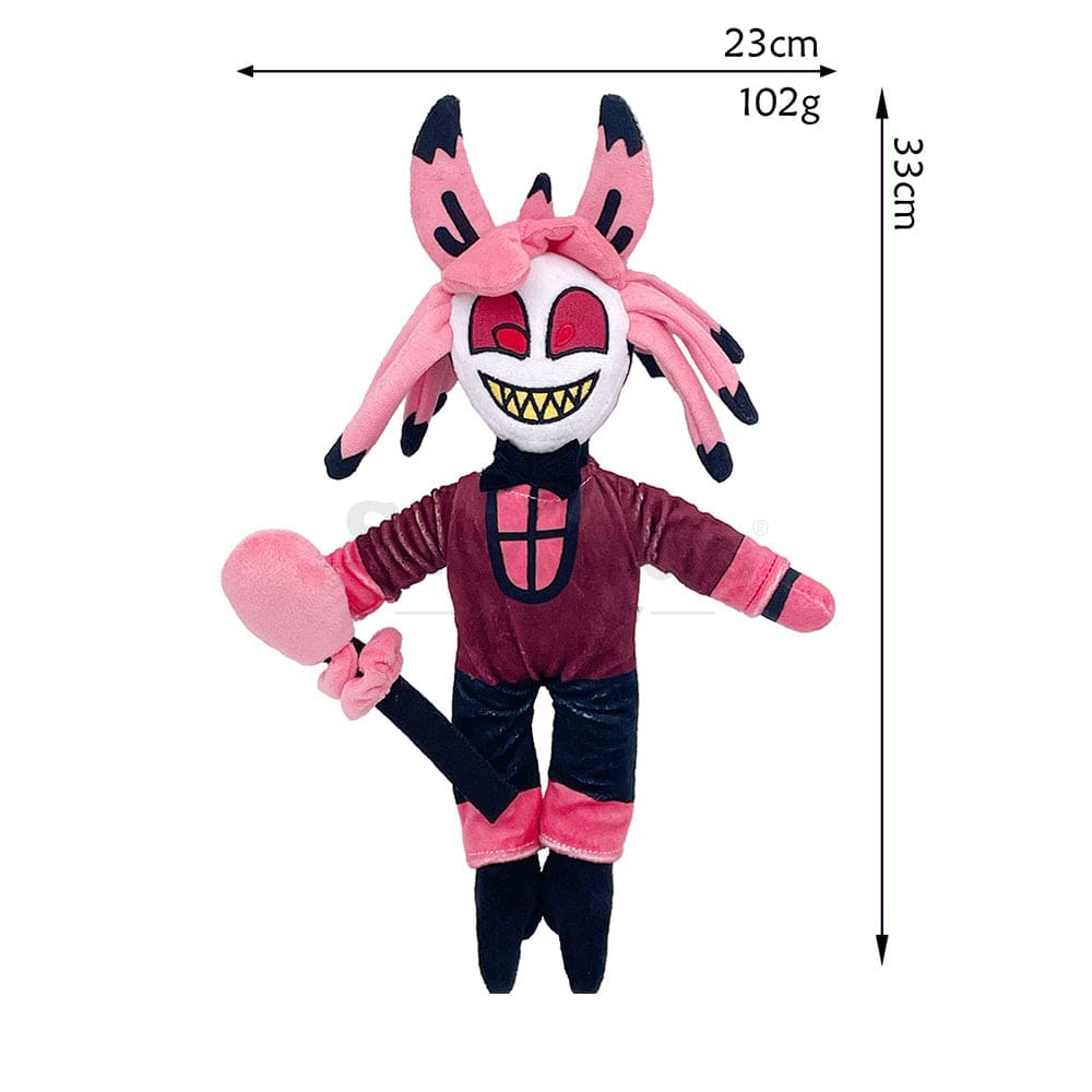 【In Stock】Anime Hazbin Hotel Cosplay Characters Dolls Props Alastor With Microphone Prop