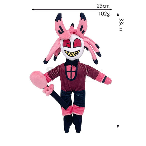 【In Stock】Anime Hazbin Hotel Cosplay Characters Dolls Props Alastor With Microphone Prop