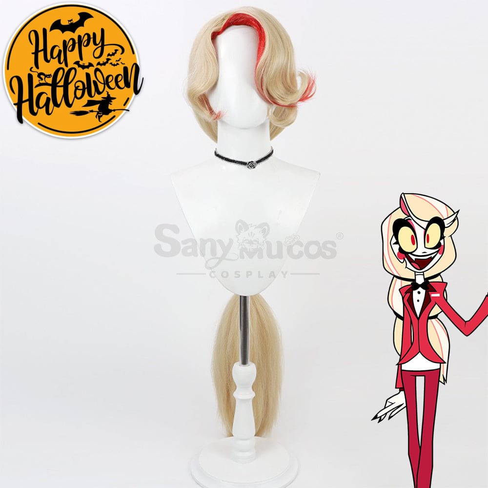 Anime Hazbin Hotel Cosplay Charlie Wig Customize Wigs