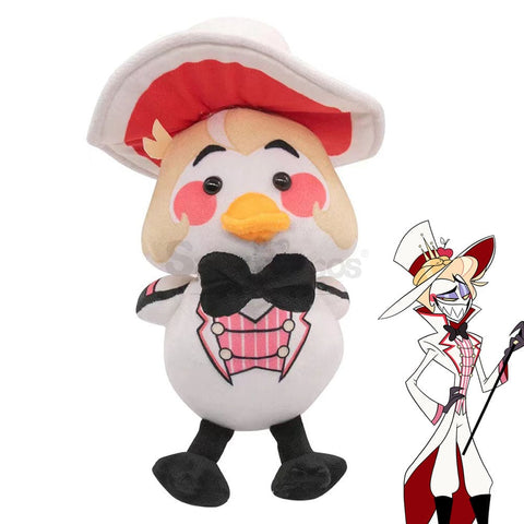 【In Stock】Anime Hazbin Hotel Cosplay Duck Lucifer Morning Star Doll Props Prop