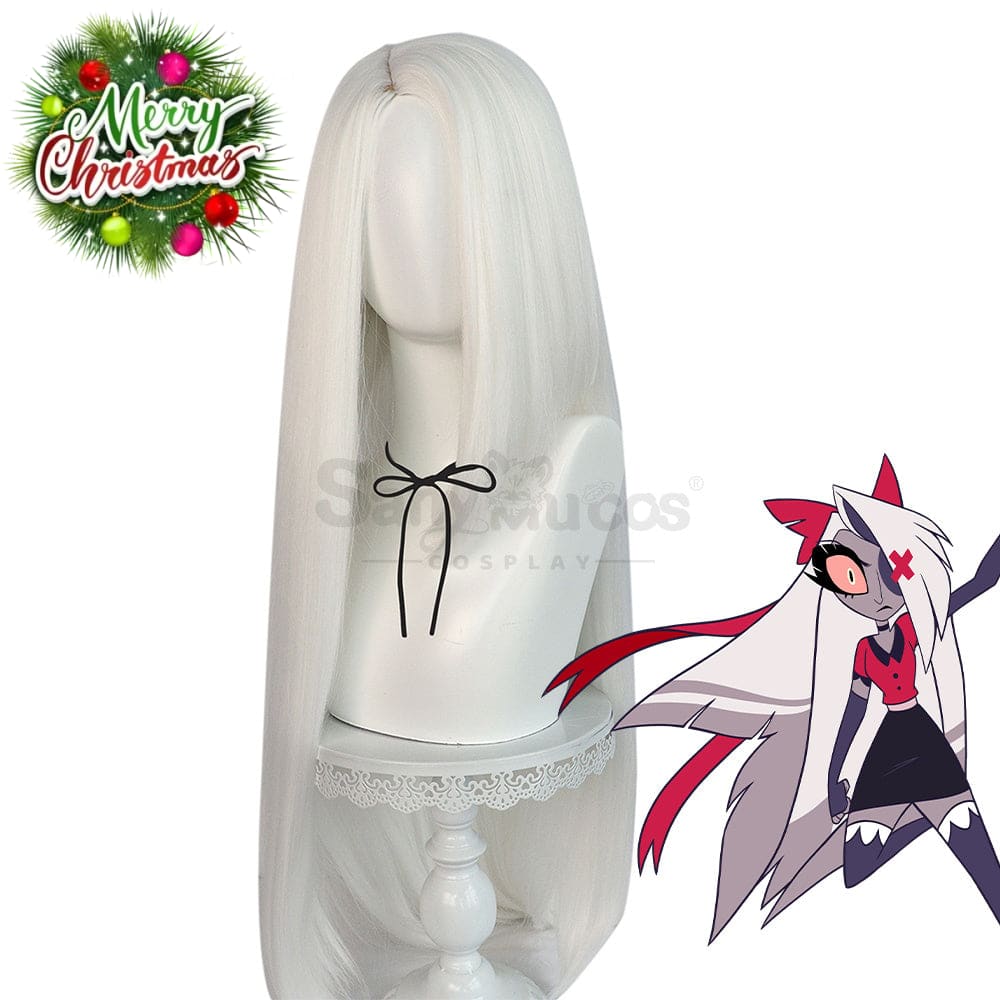 Anime Hazbin Hotel Cosplay Vaggie Wig Customize Wigs