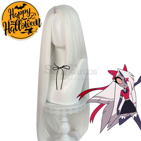 Anime Hazbin Hotel Cosplay Vaggie Wig Customize Wigs