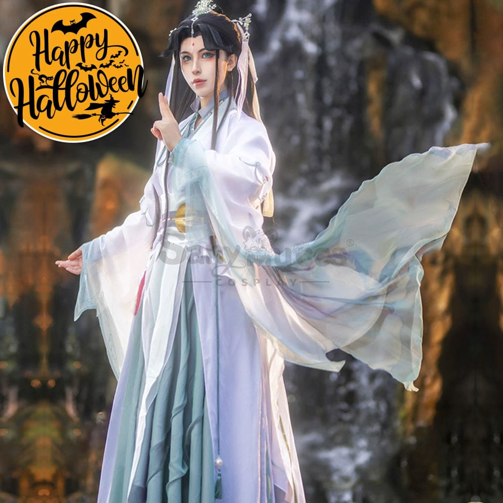 【In Stock】Anime Heaven Official’s Blessing Cosplay Lady Wind Master Shi Qingxuan Costume Costumes