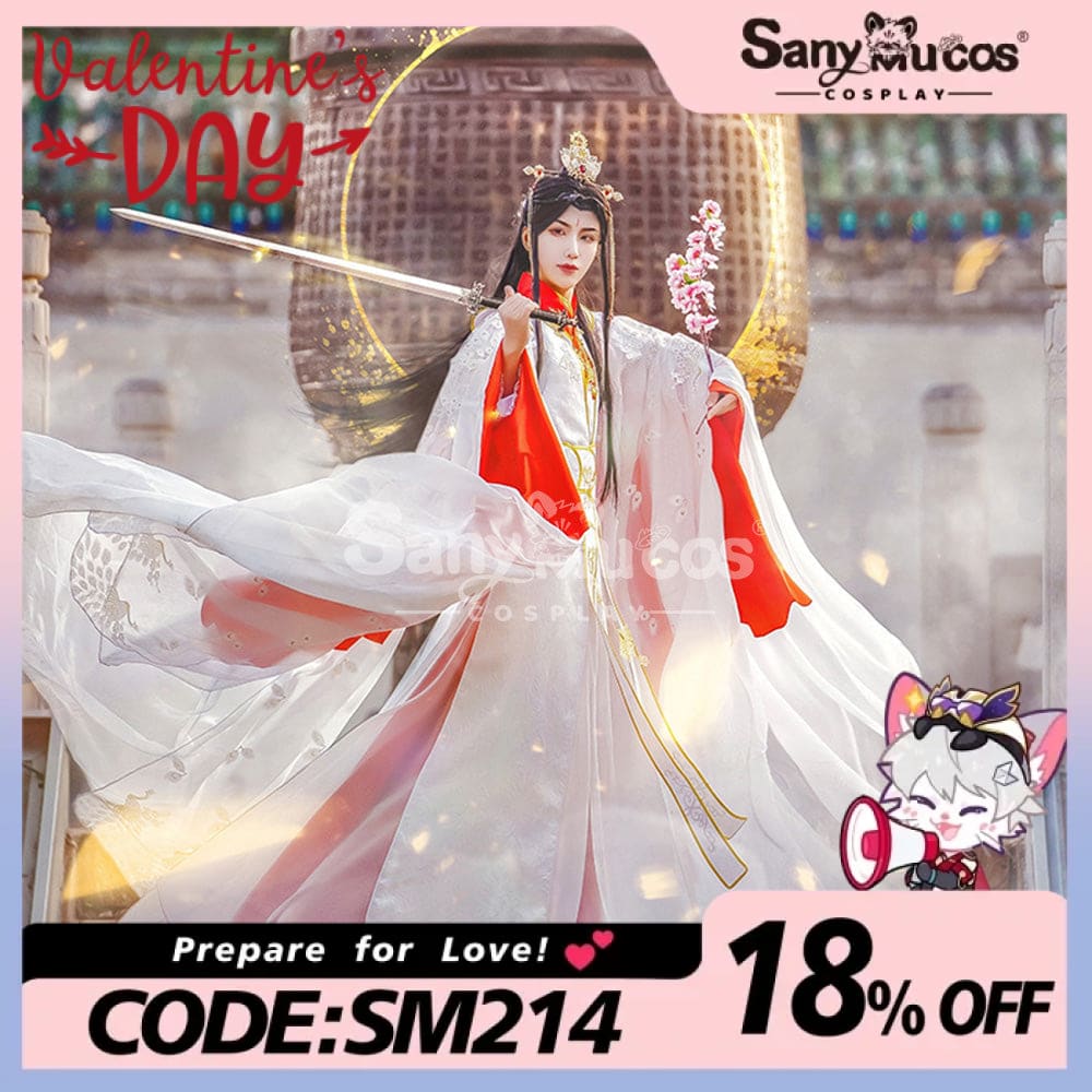 【In Stock】Anime Heaven Official’s Blessing Cosplay Xie Lian: Flower Crown Martial God Costume