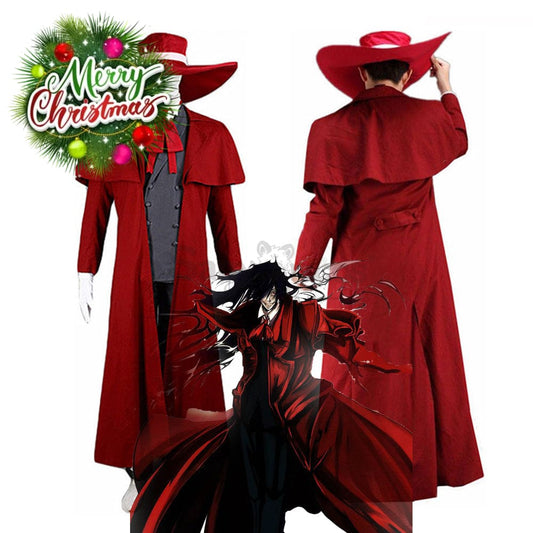 【In Stock】Anime Hellsing Cosplay Alucard Costume Costumes 1000