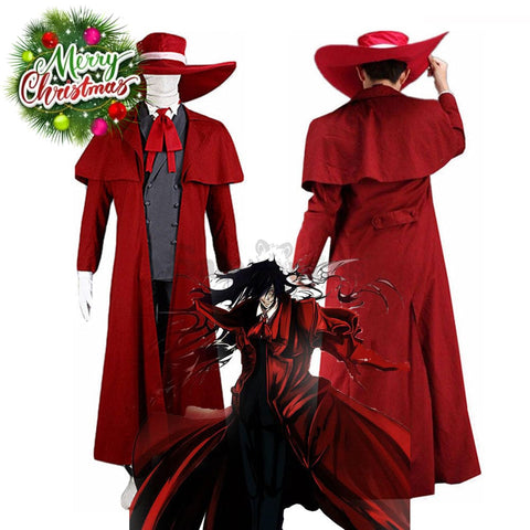 【In Stock】Anime Hellsing Cosplay Alucard Costume Costumes