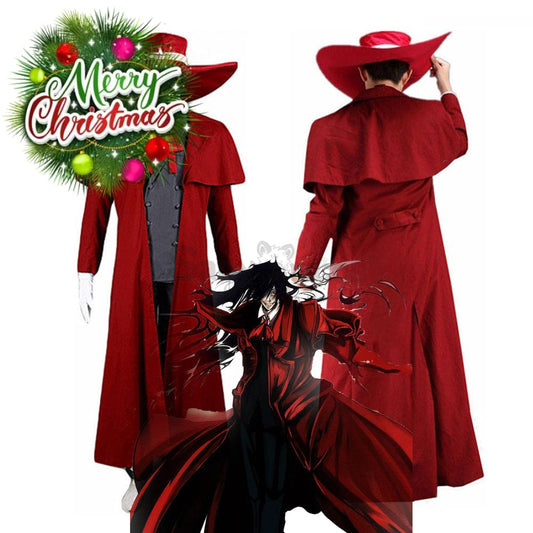 【In Stock】Anime Hellsing Cosplay Alucard Costume Costumes 1000