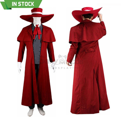 【In Stock】Anime Hellsing Cosplay Alucard Costume Costumes