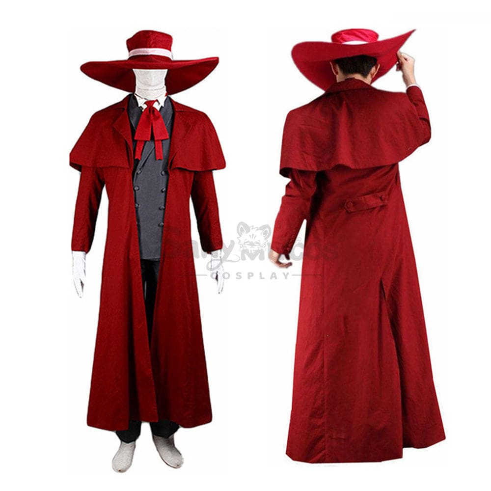 【In Stock】Anime Hellsing Cosplay Alucard Costume Costumes