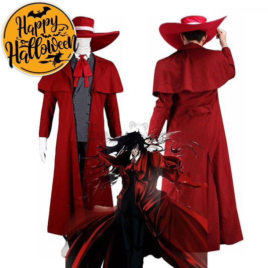 【In Stock】Anime Hellsing Cosplay Alucard Costume Costumes 1000