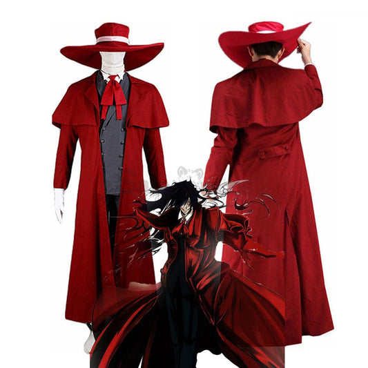 【In Stock】Anime Hellsing Cosplay Alucard Costume Costumes 1000