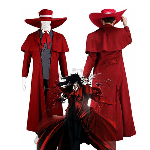 【In Stock】Anime Hellsing Cosplay Alucard Costume Costumes