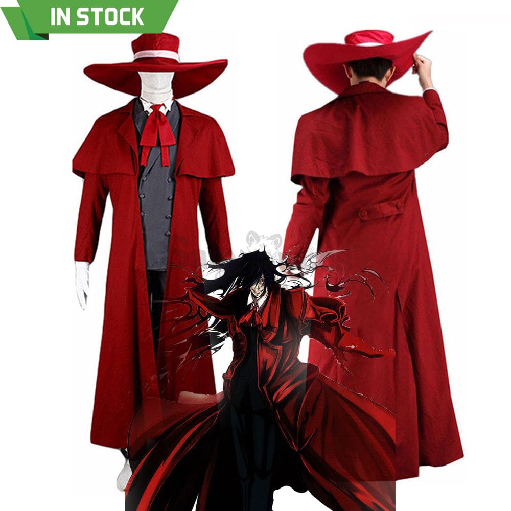 【In Stock】Anime Hellsing Cosplay Alucard Costume Costumes