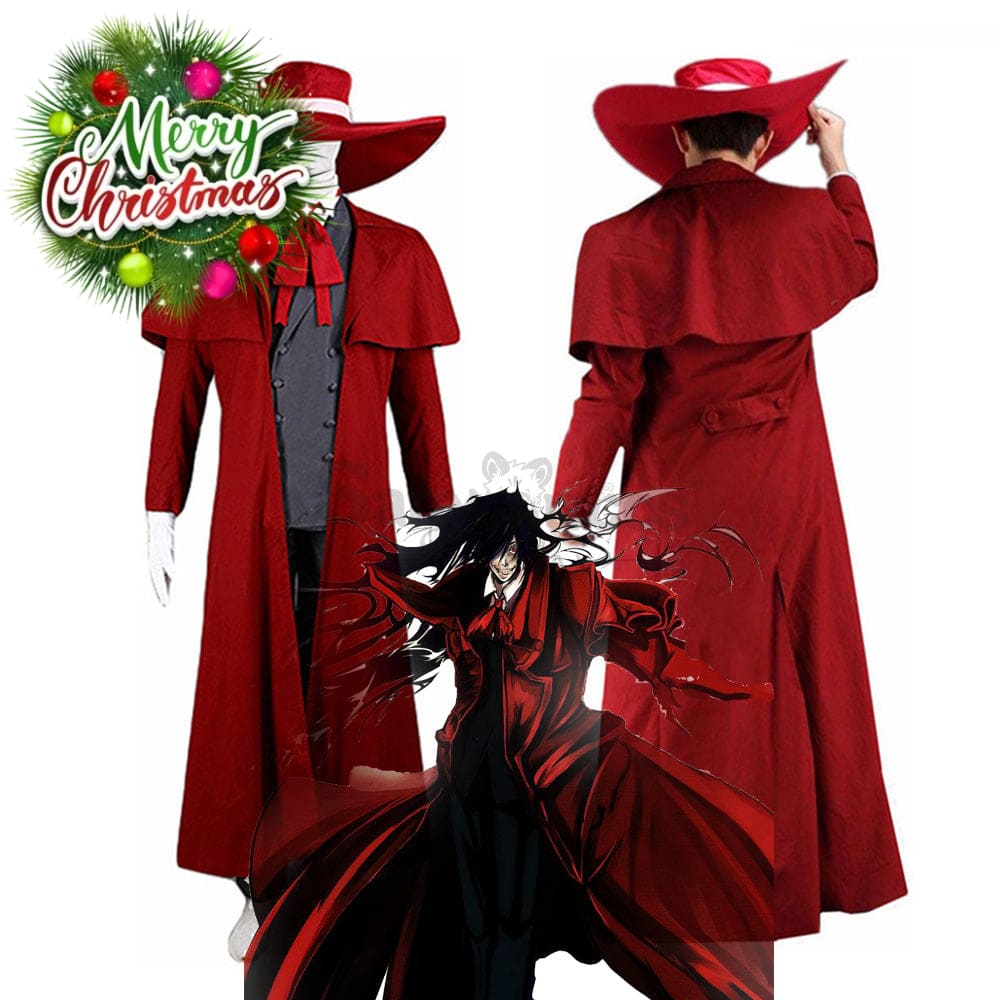 【In Stock】Anime Hellsing Cosplay Alucard Costume Costumes