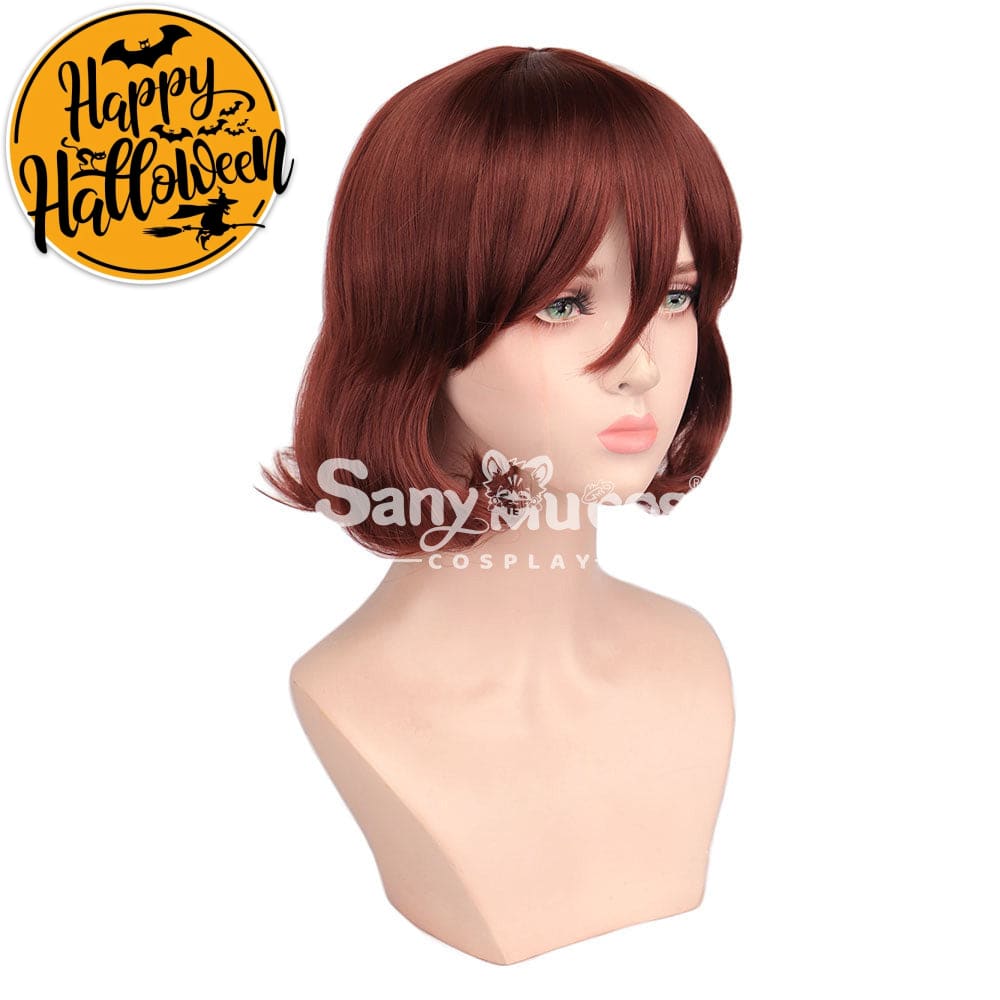 Anime High-Rise Invasion Cosplay Sniper Mask Maidsuit Wig Wigs