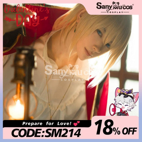 【In Stock】Anime Howl’s Moving Castle Cosplay Howl Costume Costumes