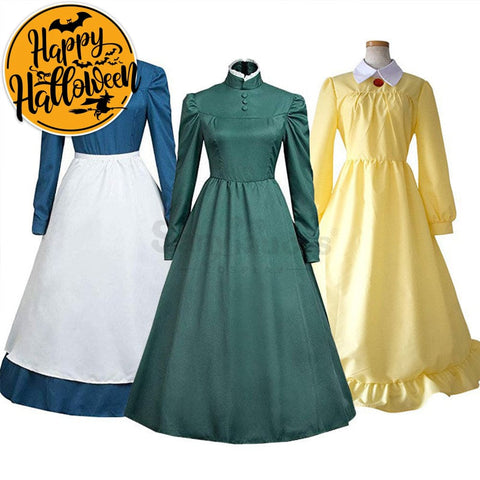 【In Stock】Anime Howl’s Moving Castle Cosplay Sophie Hatter Costume Plus Size Costumes
