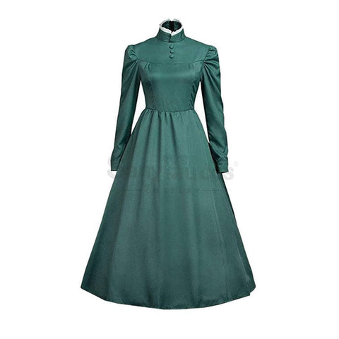 【In Stock】Anime Howl’s Moving Castle Cosplay Sophie Hatter Costume Plus Size Green / S Costumes